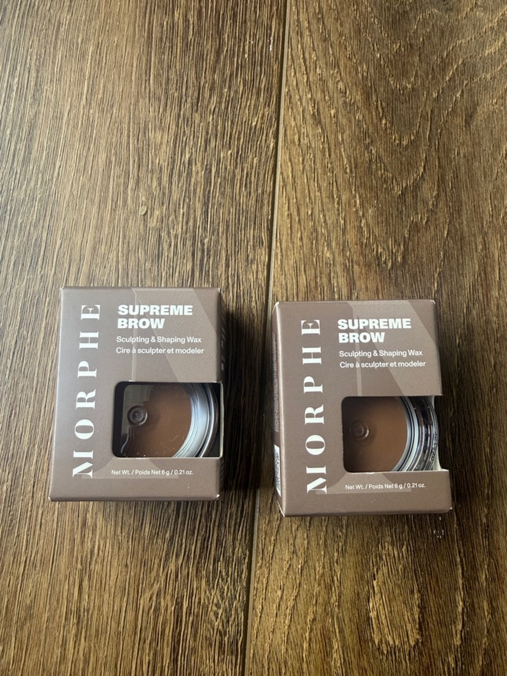 Morphe Supreme Brow Sculpting & Shaping Wax - Brown Duo